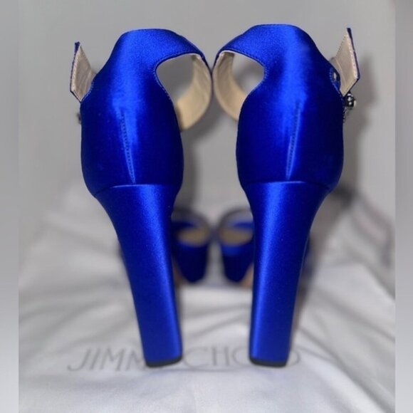 Jimmy Choo Mionne 120 Platforms with Crystal buckle - Picture 4 of 7